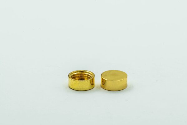 Brass threaded caps